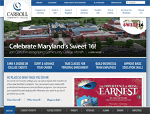 Tablet Screenshot of carrollcc.edu